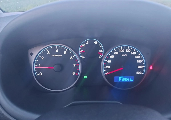 Hyundai i20 cena 20900 przebieg: 212650, rok produkcji 2012 z Dobrzyca małe 277